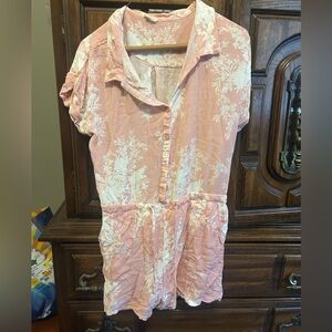 En Crème Pink Romper